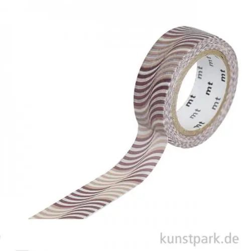 MT Masking Tape Wave Stripe, 15 mm, 7 m Rolle Top-Qualität