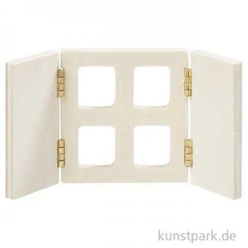 Miniatur Fenster, Holz, Natur, 11,5 x 6 cm Limited Edition