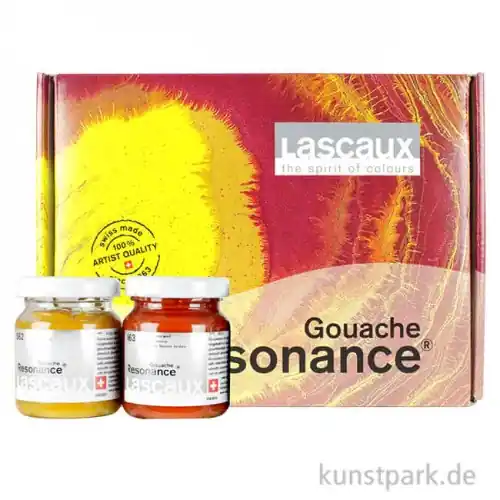 Lascaux RESONANCE Gouache-Set mit 12 x 50 ml Knallerangebot