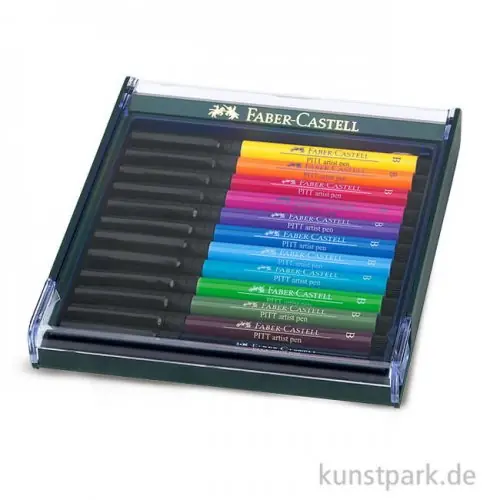 Nur Für Kurze Zeit Faber-Castell PITT Artist Pen Brush - 12 Tuschestifte, Bright