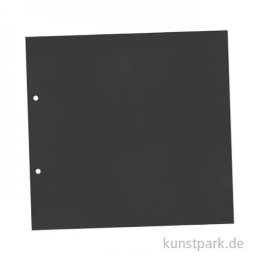 Scrapbook Karton Einlagen - Schwarz, 31x32,5cm, 4-fach gelocht, 15 Stk Direktkauf