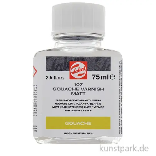 Sale Talens Gouache Varnish Tempera Firnis - Matt, 75 ml