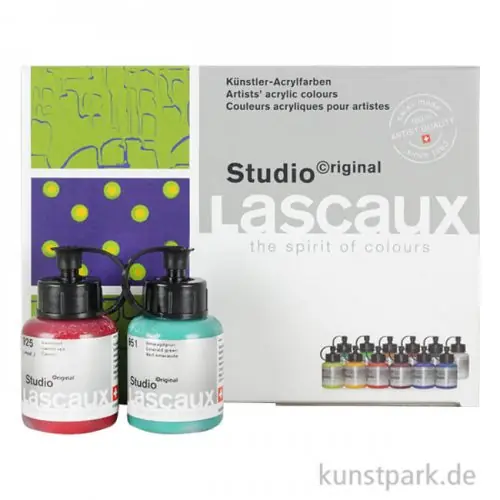 Lascaux STUDIO Acryl-Set mit 12 x 30 ml Abverkauf