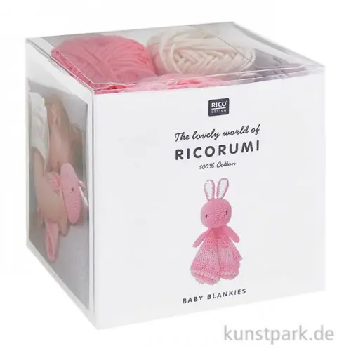 Ricorumi Häkel-Set mit Füllwatte - Baby Blankies, Hase Meistverkauft