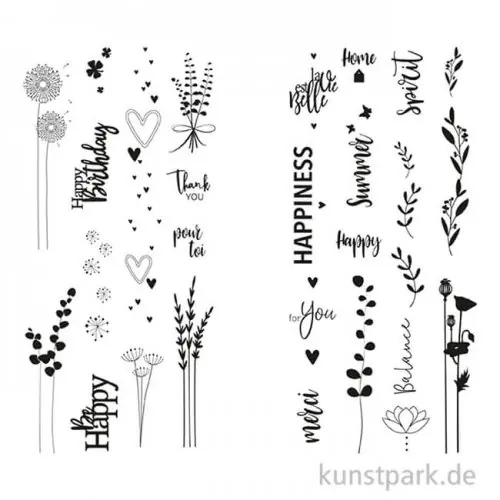 Top-Preis Transferfolie Natural Life, verschiedene Designs, 2 Bogen