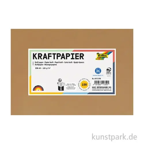 Limited Edition Kraftpapier DIN A5, 100 Blatt, 120g/m²