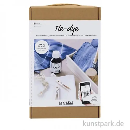 Batik Lernset mit Farbe, Stoff und Zubehör Ausverkauf