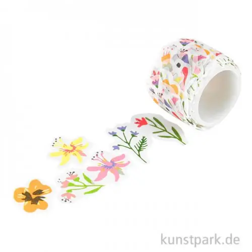 Washi-Sticker - Streublumen, 200 Stück Großhandel