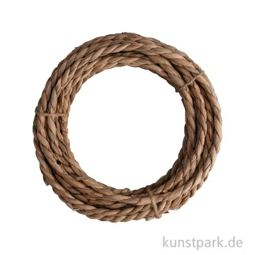 Schilfgras Seil zum Flechten, gedreht, Natur, 8 mm ø, 10 Meter Limited Edition