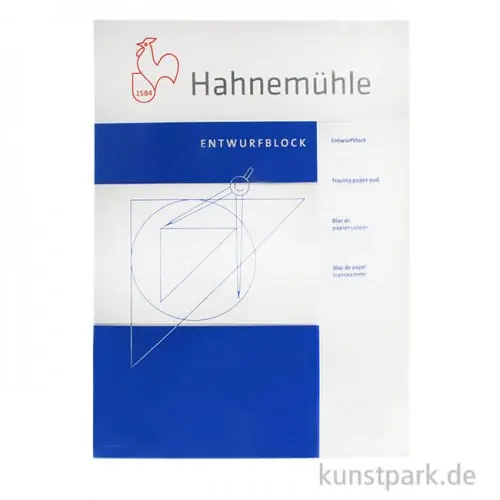 Mengenrabatt Hahnemühle TRANSPARENT Entwurfblock, 60 Blatt, 90g