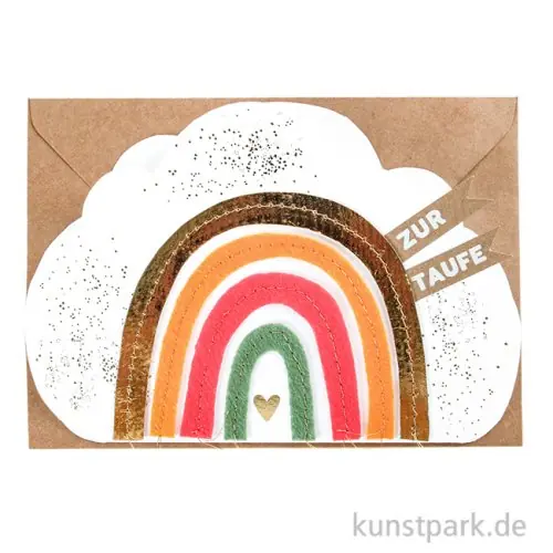 Expressversand Good old friends - Regenbogenkarte, Zur Taufe