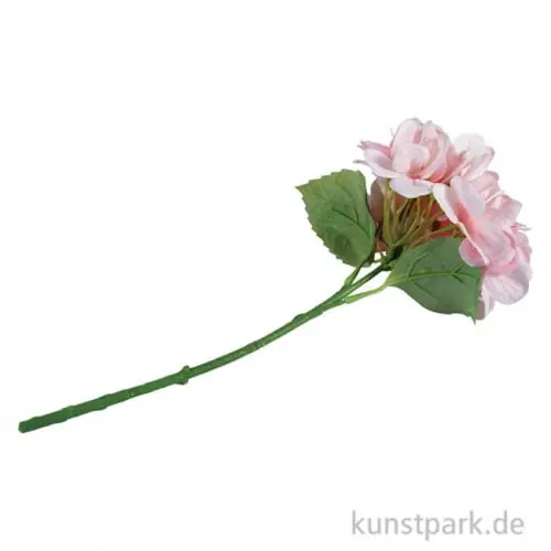 Kunstblume rosé Hortensie, Länge 33 cm Kostenfreie Lieferung