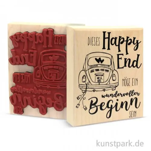 Butterer Stempel - Happy End, 8x10 cm Neu