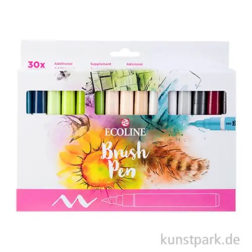 Mengenrabatt Talens ECOLINE Brush Pen 30er Set - Zusatzfarben