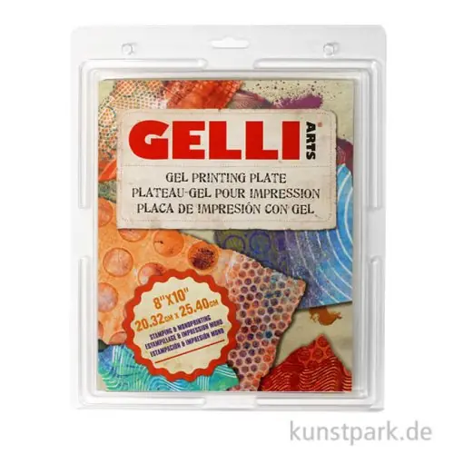 Nur Heute Gelli Arts - Gel Printing Plate, 20,3 x 25,4 cm