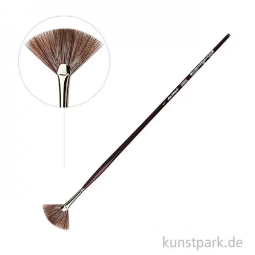 Schneller Versand da Vinci Serie 495 - Grigio Synthetik Fächerpinsel, Größe 1