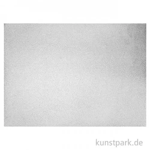 Motivkarton mit Glitter-Silber, Größe 50x70 cm Nur Heute