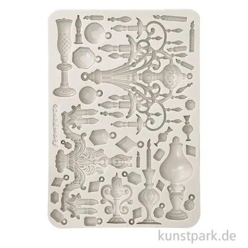 Stamperia Silikon Gießform - Masquerade Candle Holders, A5 Großhandel