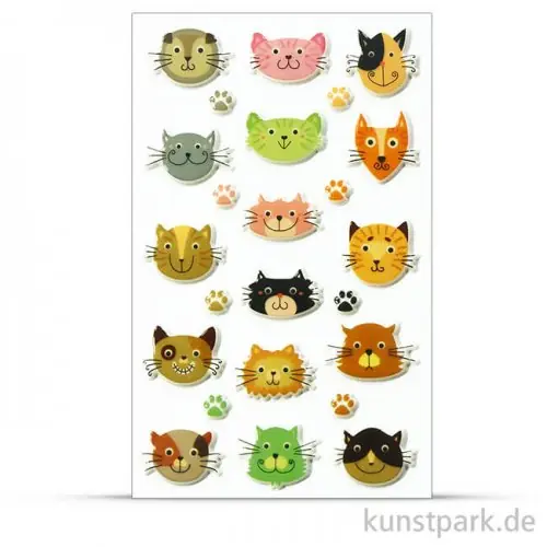 Maildor Cooky Sticker - Katzenkopf Preiswert