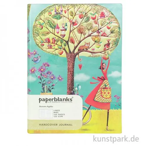PAPERBLANKS Notizbuch - Mila-Marquis-Kollektion, Herbstäpfel Schnäppchen