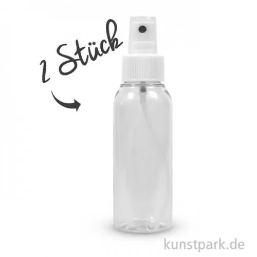 Leerflasche zum Sprühen 50 ml, 2 Stück Heute Kaufen