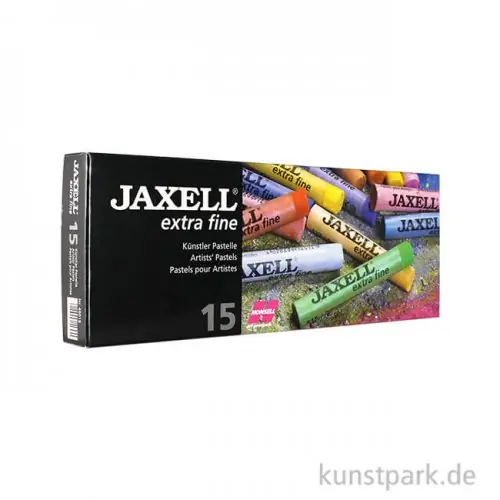 JAXELL Pastell extra fein, 15 Kreiden im Kartonetui Neue Kollektion