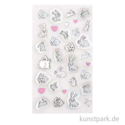 Sticker - Futschikato, Hasen, 4 Blatt Abverkauf