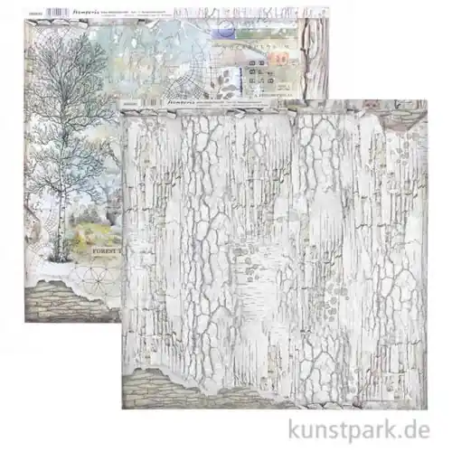 Stamperia Scrappapier - Forest Fox, 30,5 x 30,5 cm Nur Für Kurze Zeit