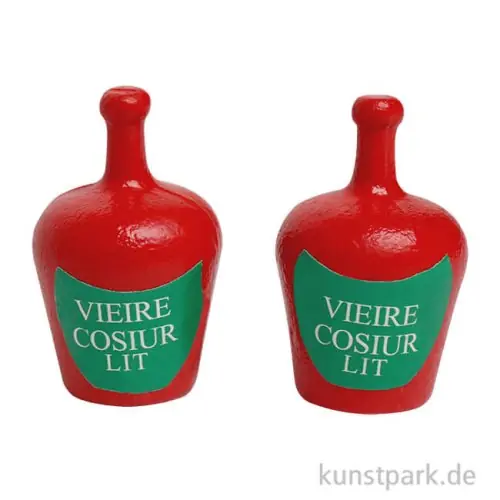 Direktkauf Miniatur Ketchup, 2,8 x 1,7 cm, 2 Stück