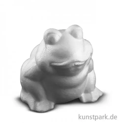 Styropor Frosch 13 cm Schnäppchen