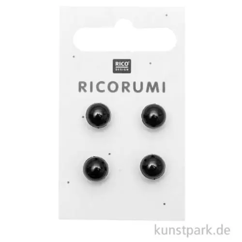 Sofort Bestellen Knöpfe mit Steg, Braun-Schwarz, 8,5 mm, 4 Stück