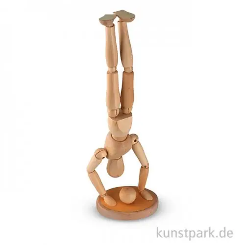 Magnet Modellpuppe aus Buchenholz 30 cm mit Kugel Limited Edition