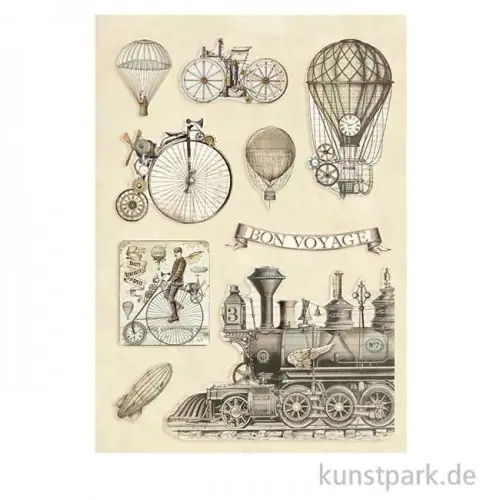 Expressversand Stamperia Wooden Shapes - Transport, DIN A5