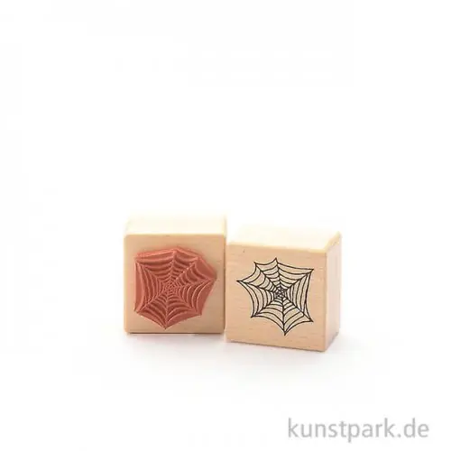Top-Seller Stempel - Spinnennetz - 4x4 cm