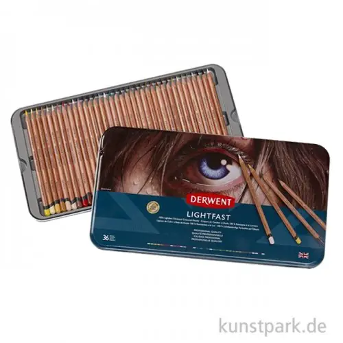 Direktkauf Derwent Lightfast Farbstifte - 36er Set
