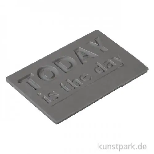 Seifenstempel - Today is the day, 40x65 mm, 1 Stück Neu