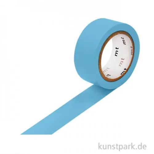 MT Masking Tape Matte Lightblue, 15 mm, 7 m Rolle Meistverkauft