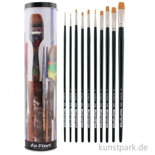 Beliebt da Vinci Pinsel-Geschenkdose - 10 verschiedene Pinsel NOVA