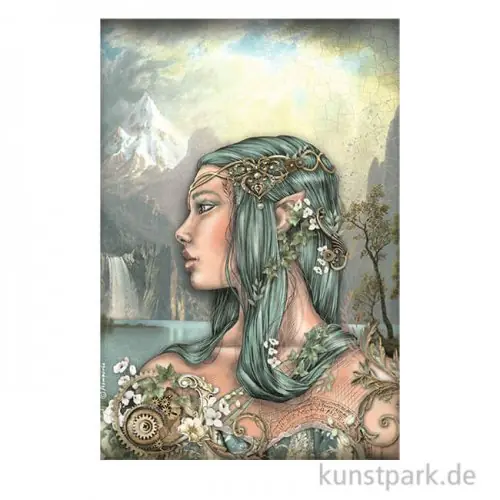 Stamperia Reispapier - Magic Forest Amazon, DIN A4 Highlight