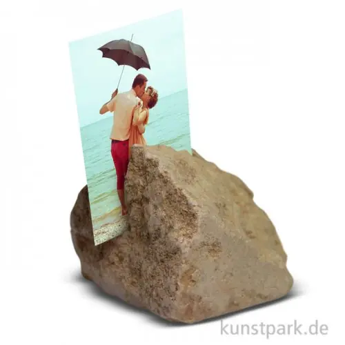 Wochenendangebot Fotoständer aus Speckstein mit Schlitz