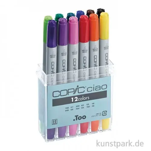 COPIC ciao Set 12er - Colors Handgefertigt