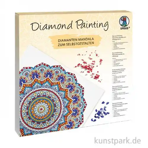 Diamond Painting Set - Mandala 1, 30 x 30 cm Preisknaller