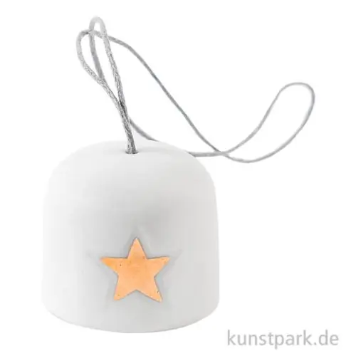 Top-Angebot Good old friends - Mini Glöckchen aus Porzellan, Stern