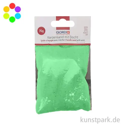 Neu Im Sortiment Kerzensand mit Docht, 70 g