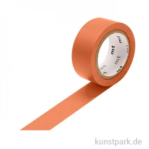 MT Masking Tape Matte Burnt Orange, 15 mm, 7 m Rolle Ab Werk