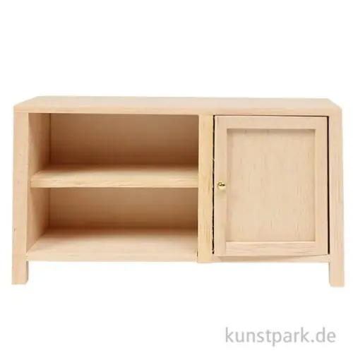 Miniatur Unterbau für Spüle, Natur, 11,5 x 4 x 6,5 cm Kostenfreie Lieferung