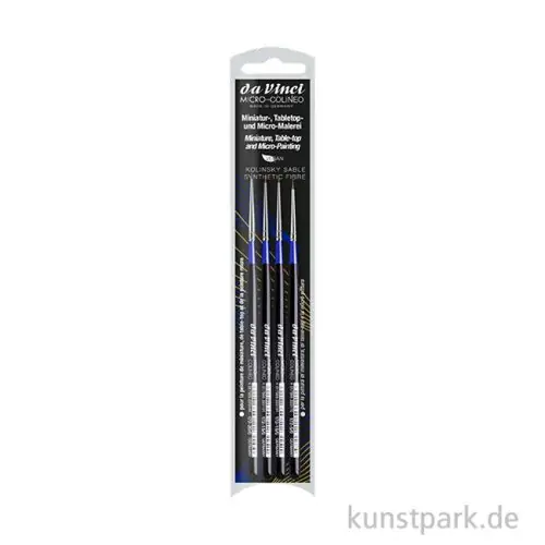 da Vinci MICRO-COLINEO Pinselset mit 4 Miniaturpinseln Must-Have