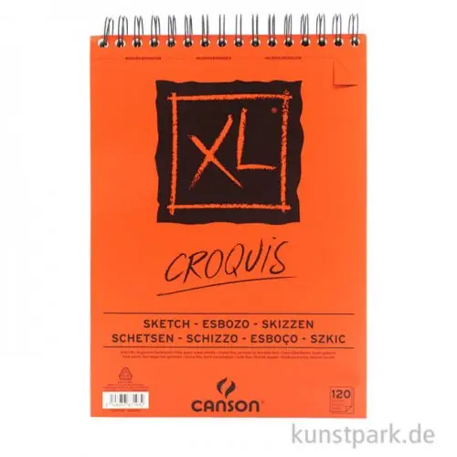Canson Skizzen XL Spiral-Block, 90g Sonderaktion