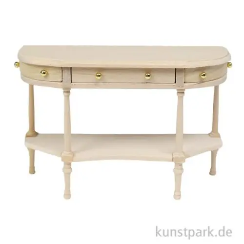 Miniatur Sideboard, Naturholz, 12 x 7,5 x 4 cm Weltweiter Versand