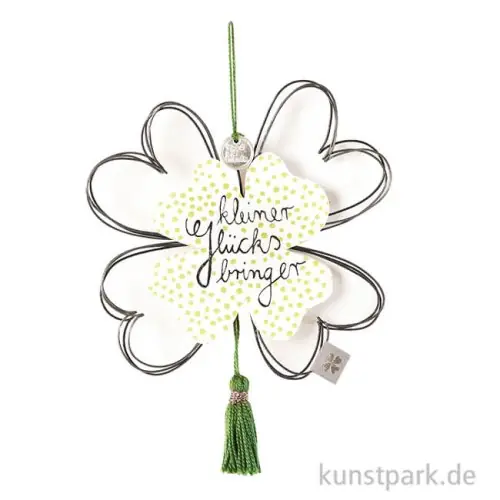 Good old friends - Kleeblattornament, Grüne Punkte, Glücksbringer Begrenztes Angebot